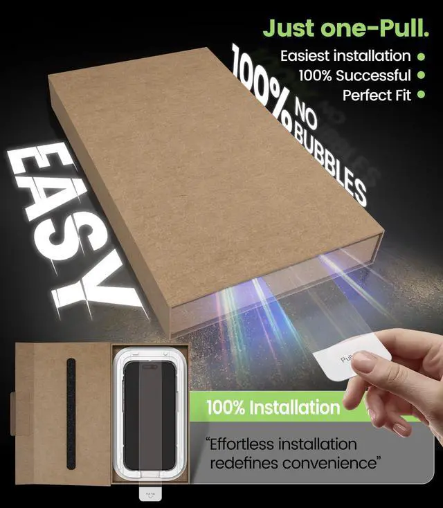Alt view image 4 of 7 - 2-Pack Anti-Blue Light Screen Protector for iPhone 17/17 Pro