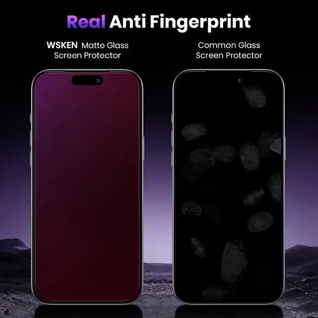 Alt view image 2 of 7 - for iPhone 17 Pro Max Matte Privacy Screen Protector - Gradient