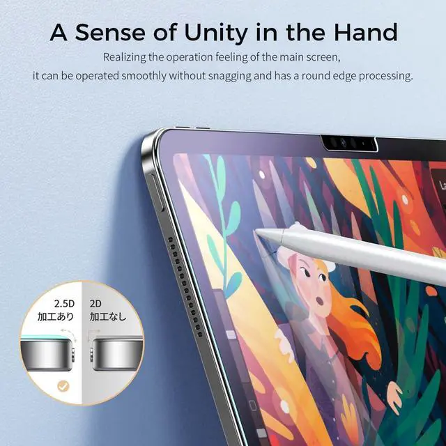Alt view image 7 of 7 - Anti Blue Light Screen Protector for iPad Air 11-Inch M4/M3/M2