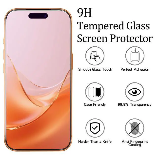 Alt view image 4 of 6 - Anti Blue Light Screen Protector for iPhone 17 Pro Max/16 Pro Max