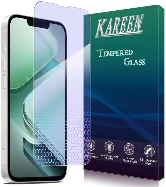 Main image of Anti Blue Light Screen Protector for iPhone 17e/16e/14/13/13 Pro