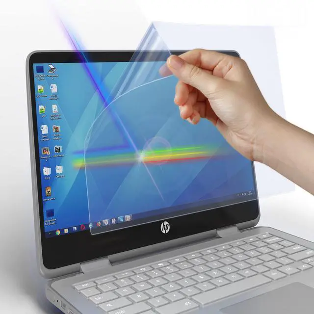 Alt view image 2 of 6 - Premium Anti Blue Light and Anti Glare Screen Protector (2 Pack) for 19 inches Monitor. Screen Protector Size is 16.1 inches Width x 10.1 inches Height. Easy and Bubble Free Installation