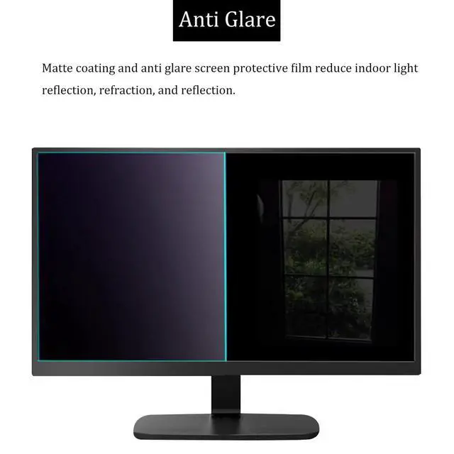 Alt view image 5 of 7 - 24 Inch Anti Blue Light Screen Protector for Universal 24" 16:9 Standard/Curved Monitor & Touchscreen, (20.94 X 11.77 inches Screen Size) Blue Light Blocking & Anti Glare Screen Filter