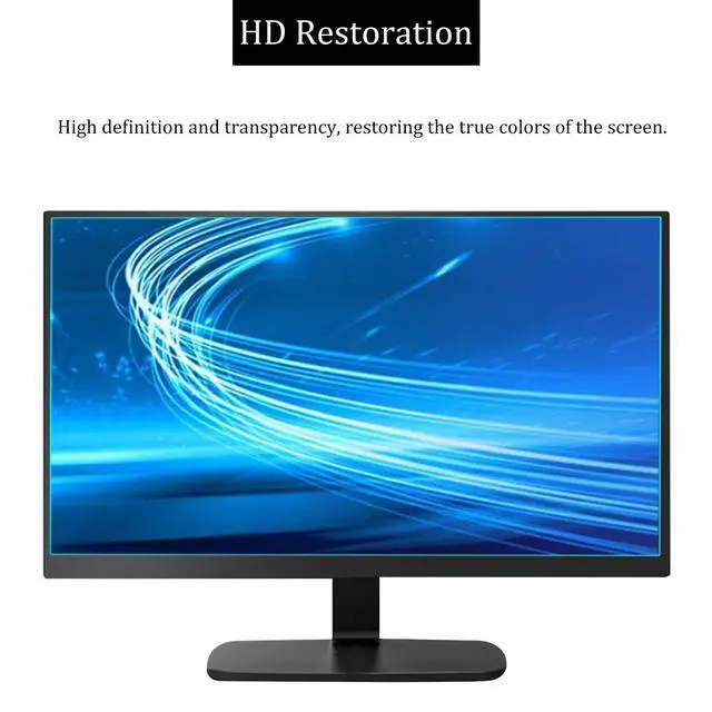 Alt view image 7 of 7 - 24 Inch Anti Blue Light Screen Protector for Universal 24" 16:9 Standard/Curved Monitor & Touchscreen, (20.94 X 11.77 inches Screen Size) Blue Light Blocking & Anti Glare Screen Filter
