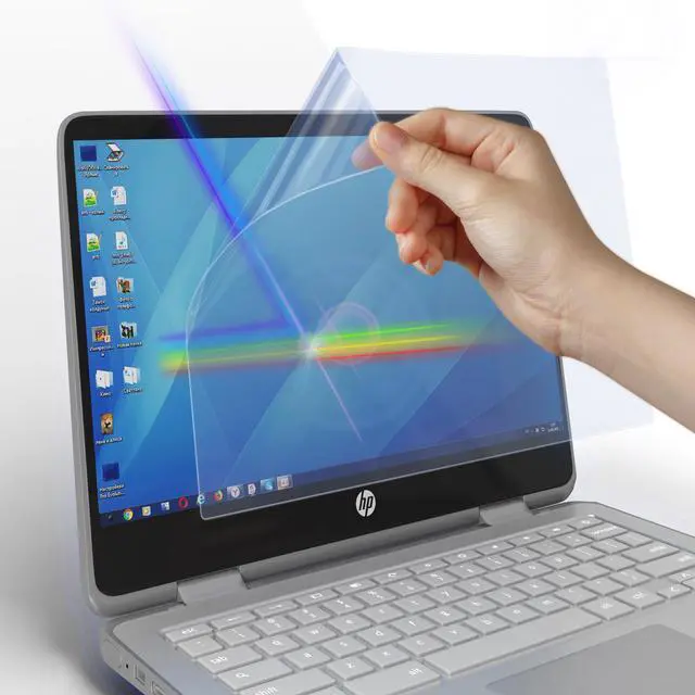 Alt view image 2 of 5 - Premium Anti Blue Light and Anti Glare Screen Protector (3 Pack) for 14 Inches Laptop. Filter out Blue Light and relieve computer eye strain to help you sleep better