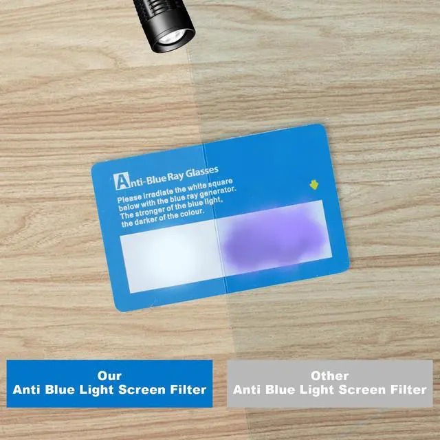 Alt view image 5 of 7 - Blue Light Blocking Screen Protector for 23-24 inch Diagonal 16:9 Widescreen Desktop Computer Monitor Anti Blue Light Screen Filter Panel Anti Scratch Eye Protection Shield for LED PC Monitor