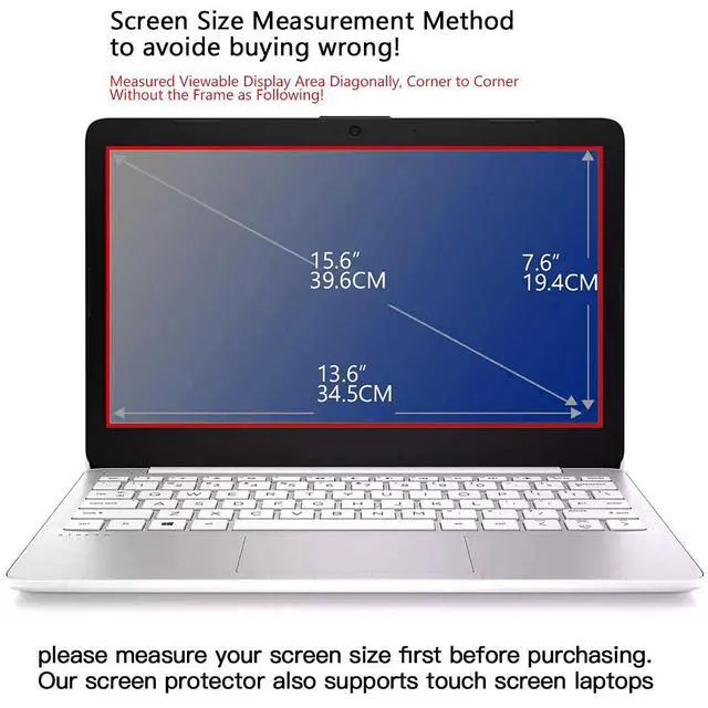 Alt view image 2 of 7 - 2 Pack 15.6" Laptop Screen Protector