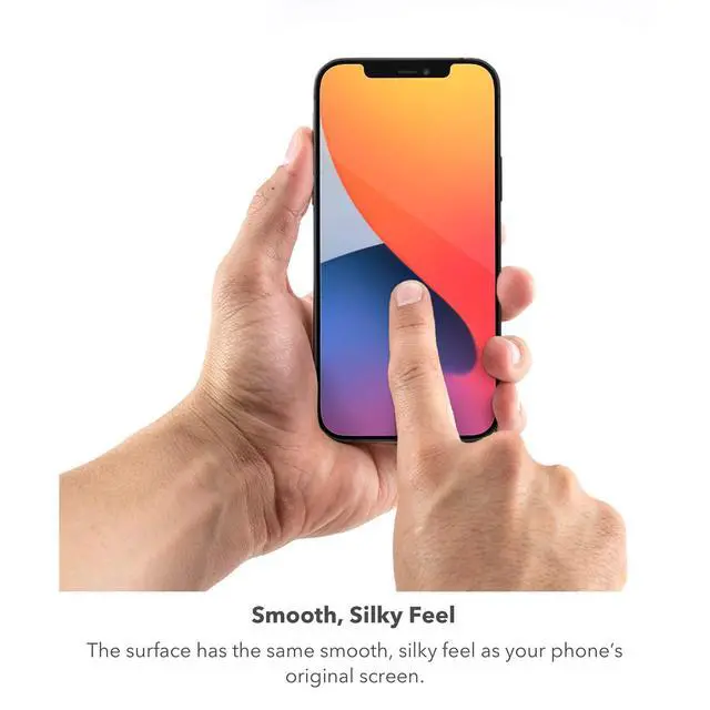 Alt view image 7 of 7 - InvisibleShield Glass Elite VisionGuard Plus - Blue Light Filter for Apple iPhone 12 Pro, 12, 11, Xr
