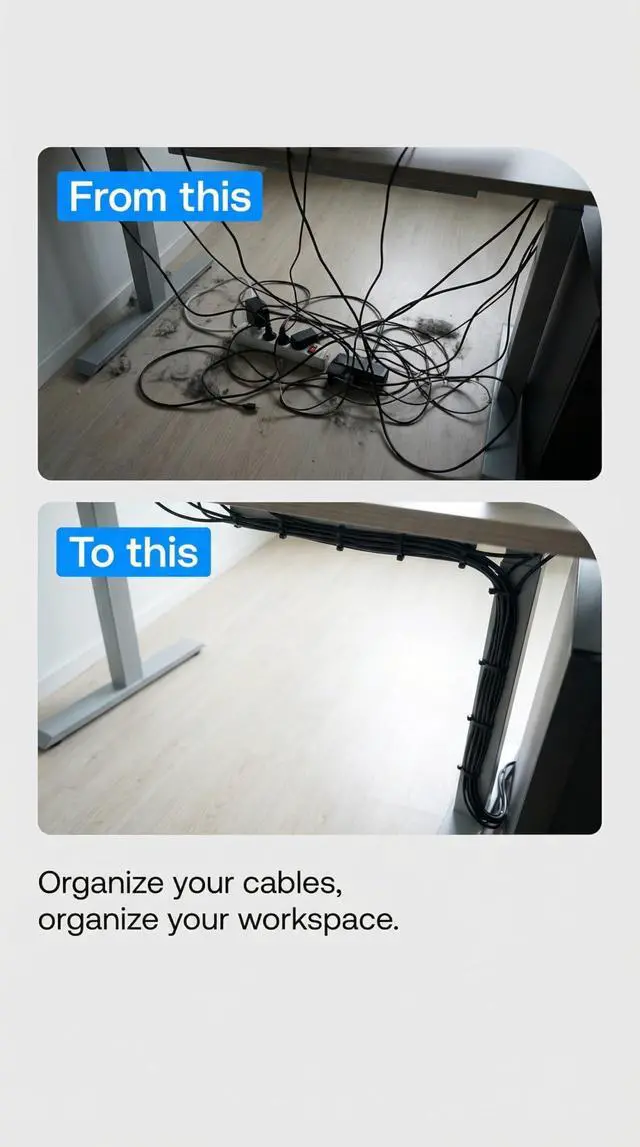 Alt view image 6 of 7 - 314 Piece Cord Organizer & Cable Management Set, All in One Desk and TV Cable Management Kit with Clips, Sleeves, Ties, Mounts for Home Office Perfect Tech Organizer Scissors & Travel Case Included