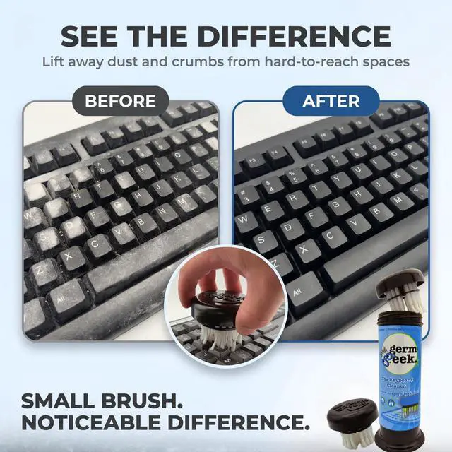 Alt view image 2 of 7 - Keyboard & Electronics Cleaning Kit | Patented Precision Brush | Multi-Purpose Tool for Laptop Phone & AirPods | USA-Made, Eco-Friendly & Safe Computer Cleaner