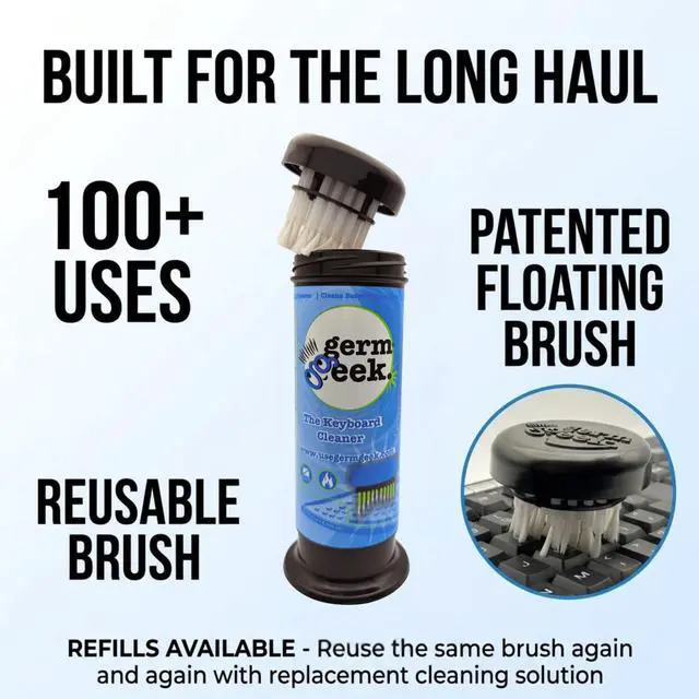 Alt view image 5 of 7 - Keyboard & Electronics Cleaning Kit | Patented Precision Brush | Multi-Purpose Tool for Laptop Phone & AirPods | USA-Made, Eco-Friendly & Safe Computer Cleaner