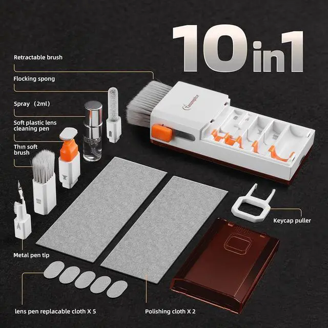Alt view image 7 of 7 - All-in-1 Keyboard Cleaner Laptop Cleaning Kit,Computer Screen-Safe Tools