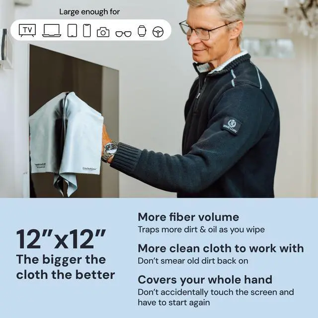 Alt view image 3 of 7 - Microfiber Cleaning Cloths with Eye Glasses Cleaner Spray