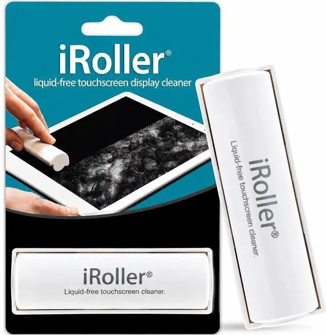 Main image of Screen Cleaner - No Need for Spray or Wipes - Liquid Free iPad Screen Cleaner Roller Tool - Washable & Reusable - Phone Screen Cleaner Ideal for iPhone, Laptop, Computer Touchscreen - 3.5"