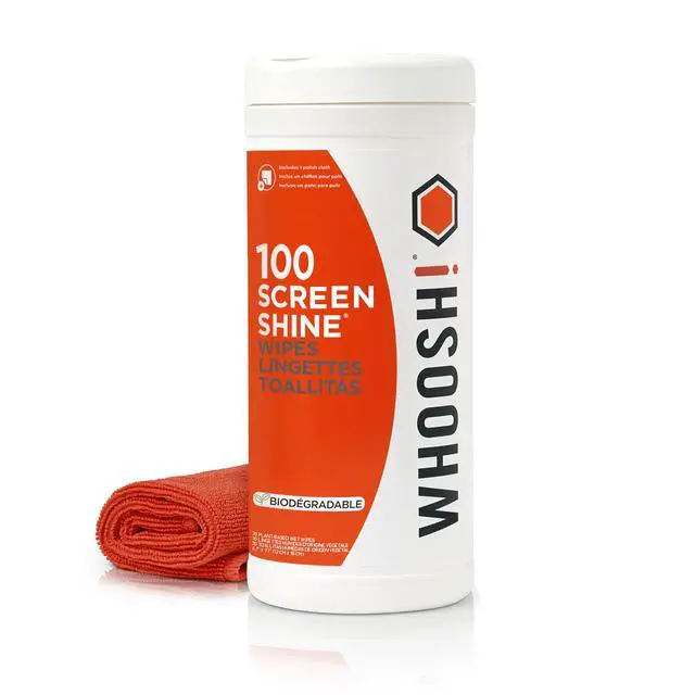 Alt view image 2 of 6 - Screen Shine Electronic Cleaning Wipes & Reusable Cloth, 100 Count