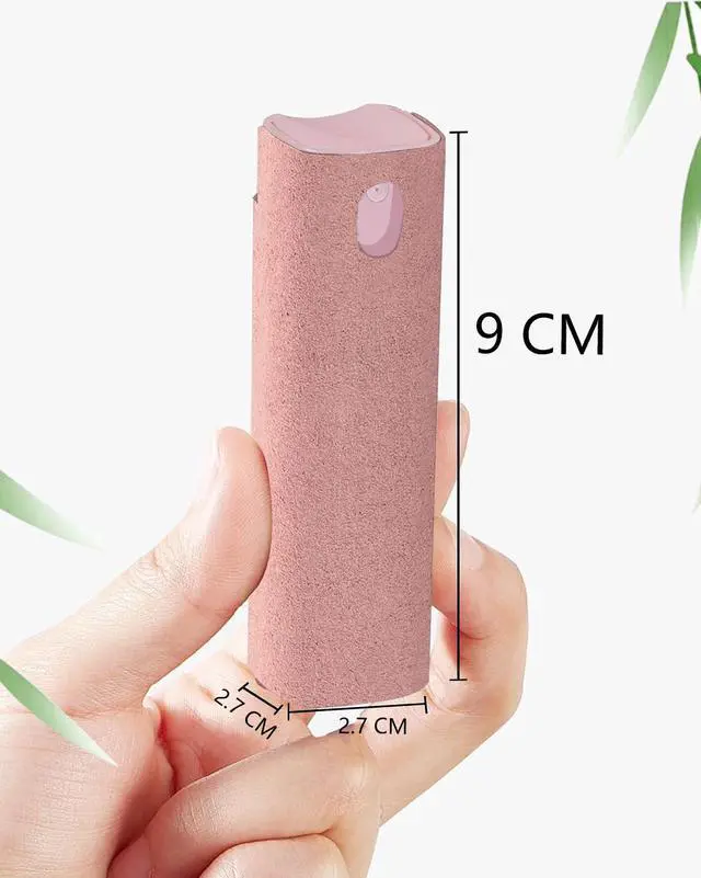 Alt view image 3 of 7 - Screen Cleaner Spray and Wipe Car Accessories for Women Touch Screen Cleaner for iPhone iPad Computer Laptop Tablet MacBook Pink Car AccessoriesPink
