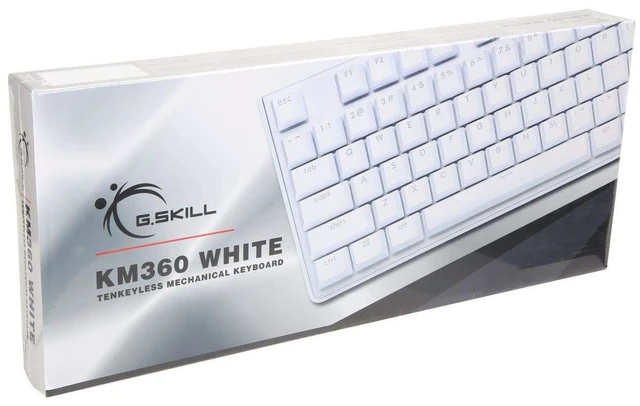 Alt view image 5 of 5 - USB KM360 Professional Tenkeyless Mechanical Keyboard, Cherry MX Red, ABS Dual Injection Keycap, (White)