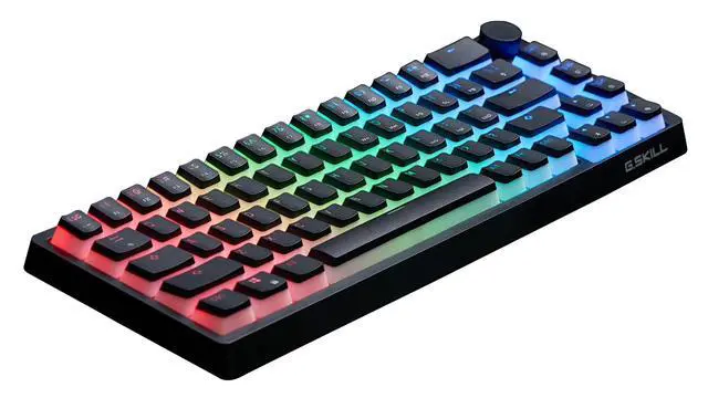 Alt view image 4 of 6 - KM250 RGB 65% (67-Key) Mechanical Keyboard, PBT Dual Injection Keycap (Black)