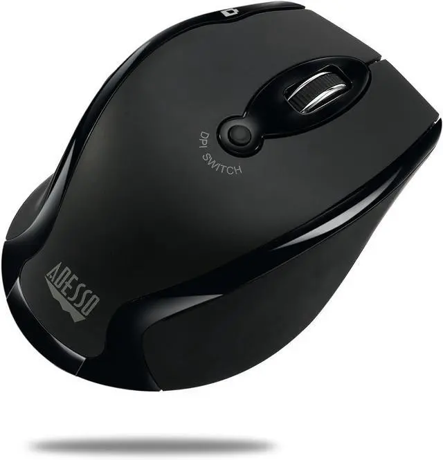 Alt view image 2 of 7 - iMouse M20B - Wireless Ergonomic Optical Mouse, Black