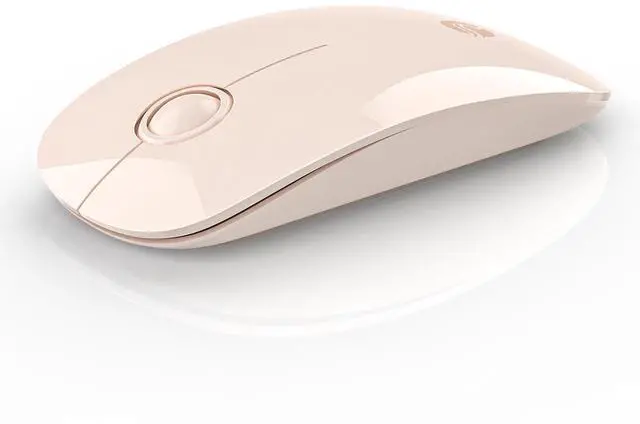 Main image of Bluetooth Wireless Mouse - (BT5.1+USB) Slim Dual Mode Computer Mice with Quiet Click, Low Power, and 1600 DPI, Portable Cordless Mouse for MacBook, Laptop, iPad Pro/Air, Tablet (Pink)