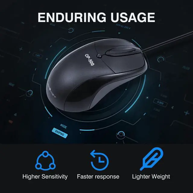 Alt view image 6 of 7 - Industrial RS232 COM Port Mechanical Mouse, 9-Pin Serial Interface for CNC Machines, PLC Control Systems, 1.6M Anti-Interference Cable, 1600DPI, IP54 Dustproof (Black)