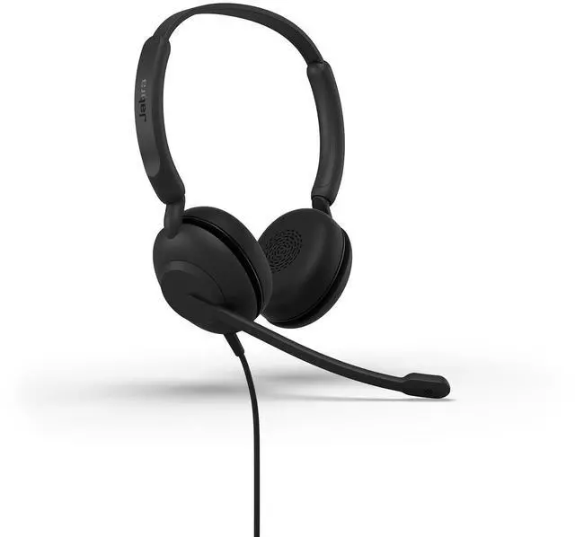 Main image of Evolve 10 Wired Headset with Noise-Cancelling Microphone for PC/Laptop Use, Easy USB-A Setup, TCO Certified, Lightweight Design, Inline Call/Volume Controls for Online Meetings, Black