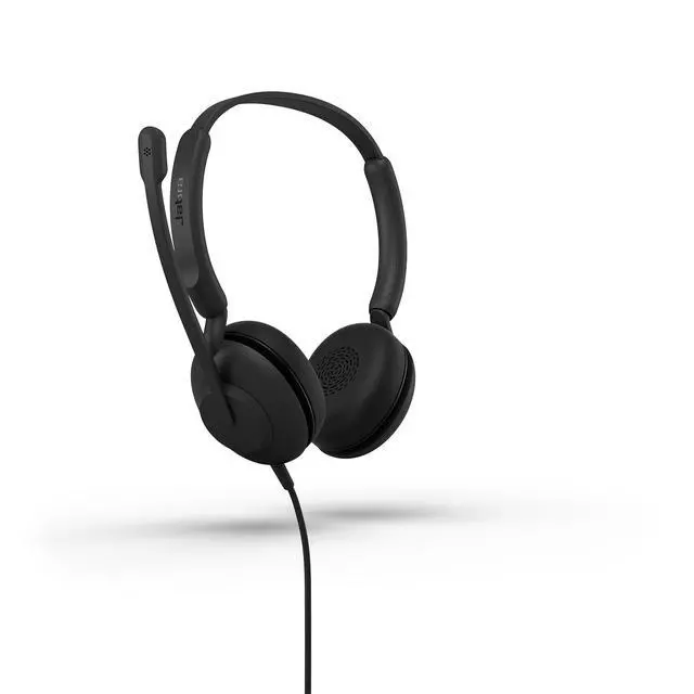 Alt view image 2 of 6 - Evolve 10 Wired Headset with Noise-Cancelling Microphone for PC/Laptop Use, Easy USB-A Setup, TCO Certified, Lightweight Design, Inline Call/Volume Controls for Online Meetings, Black