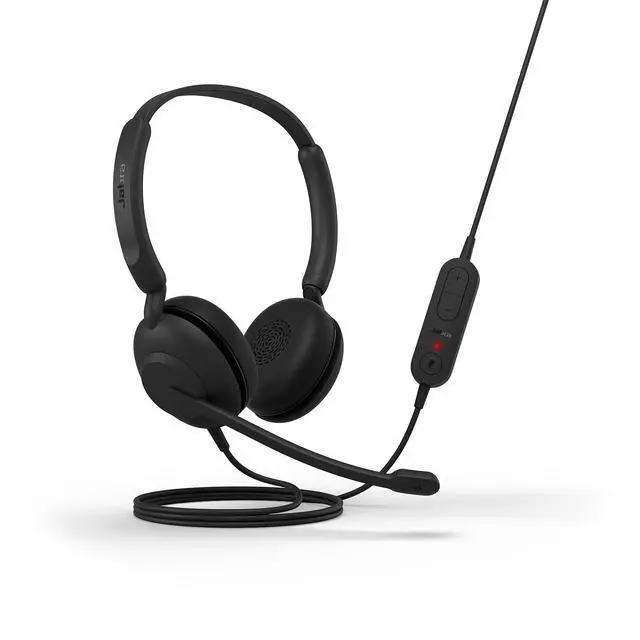 Alt view image 3 of 6 - Evolve 10 Wired Headset with Noise-Cancelling Microphone for PC/Laptop Use, Easy USB-A Setup, TCO Certified, Lightweight Design, Inline Call/Volume Controls for Online Meetings, Black