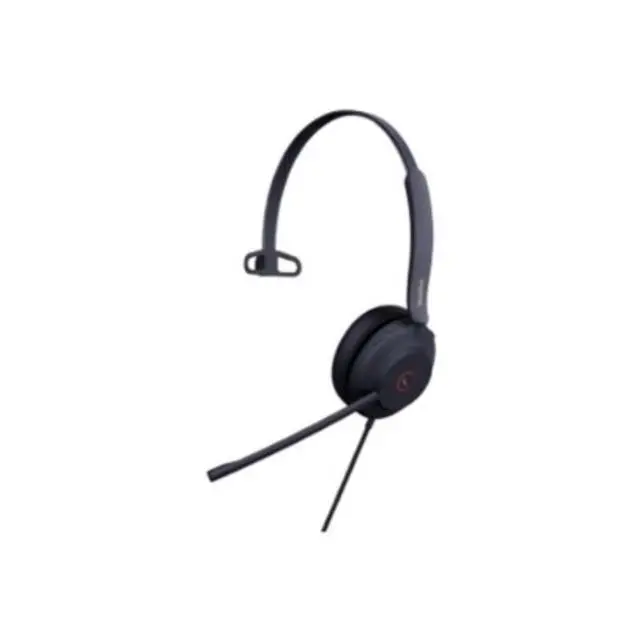 Alt view image 4 of 7 - UH37 Professional Wired USB-A Headset with Noise Cancelling Microphone for Computer PC, Mono Headphones with Mute Control, Compatible with Teams, Zoom, and Other Online Conference