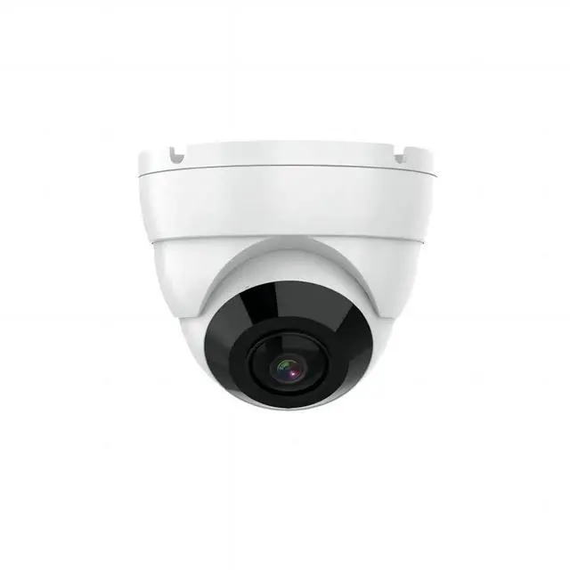 Main image of 5MP TVI Analog Camera 180° Wide Viewing Angle Fisheye Dome BNC Camera (Quadbrid 4-in1 HD-CVI/TVI/AHD/Analog), 65ft Night Vision, 2.8mm Lens, Metal Housing, Coaxial Output