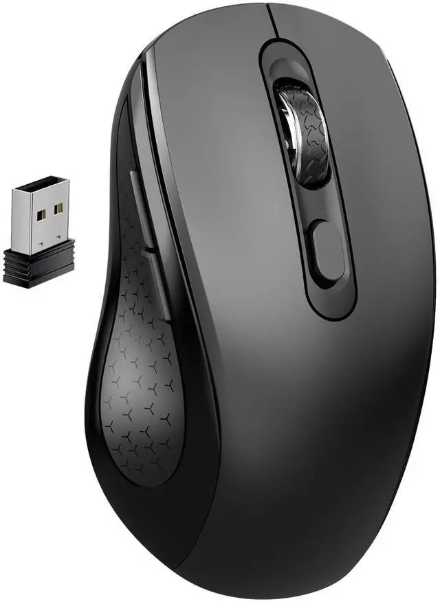 Main image of Silent Wireless Ergonomic Computer Mouse for Laptop PC Chromebook Desktop