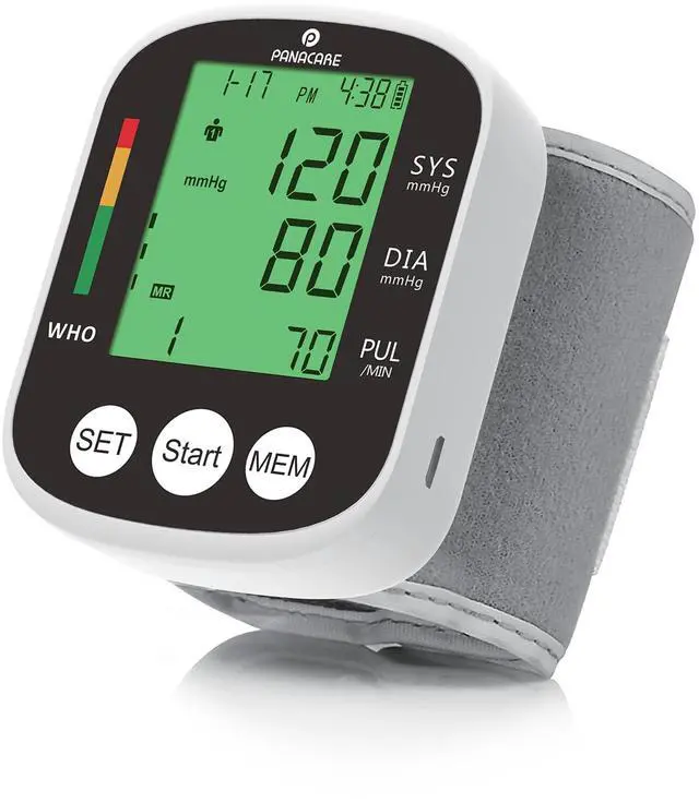 Main image of FDA-Cleared Wrist Blood Pressure Monitor for Home Use