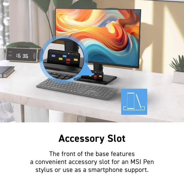 Alt view image 4 of 5 - PRO MP225 E12VL, 22-inch IPS 1920 x 1080 (FHD) Computer Monitor, 120Hz, Adaptive-Sync, HDMI, Video Port, VESA Mountable, Tilt, 1ms, Black