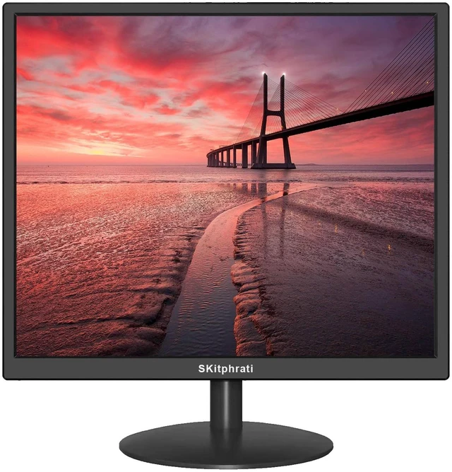 Main image of 17" Monitor Square Monitor 1280 X 1024 with 45% sRGB Color Correction and 5:4 Aspect Ratio, 75 Hz, VESA Mountable, VGA, HDMI, TN Panel