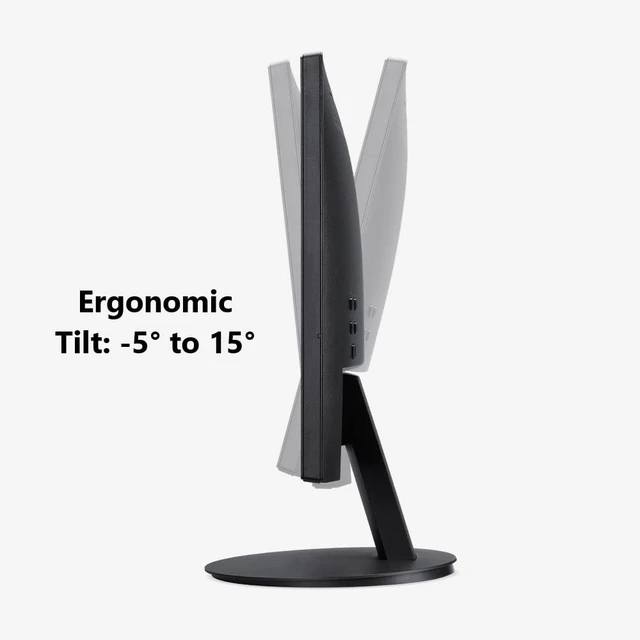 Alt view image 3 of 7 - 19.5in 1600x900 75Hz Professional Office Monitor K202Qbi 5ms, VGA, HDMI, VESA Mountable, Bluelight Filter, VisionCare Technology, Flickerless Technology, VESA Mountable
