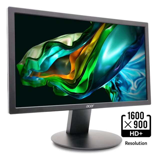 Alt view image 2 of 7 - 19.5in 1600x900 75Hz Professional Office Monitor K202Qbi 5ms, VGA, HDMI, VESA Mountable, Bluelight Filter, VisionCare Technology, Flickerless Technology, VESA Mountable