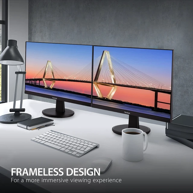 Alt view image 3 of 4 - VA2247-MH 22 Inch 1080p Monitor, 100Hz Refresh Rate with FreeSync for Smooth Workflows, Ultra-Thin Bezels, HDMI, and VGA Inputs