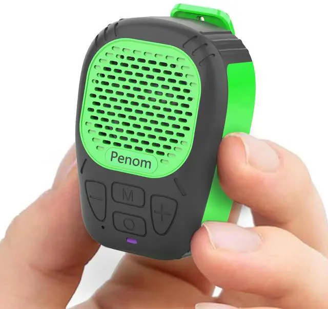 Main image of Wearable Bluetooth Speaker,Clip on Wireless Jobsite Water-Resistant Portable Speaker, Built in Mic for Hands-Free/Call, Suitable for Indoor & Outdoor Use Update Version Green