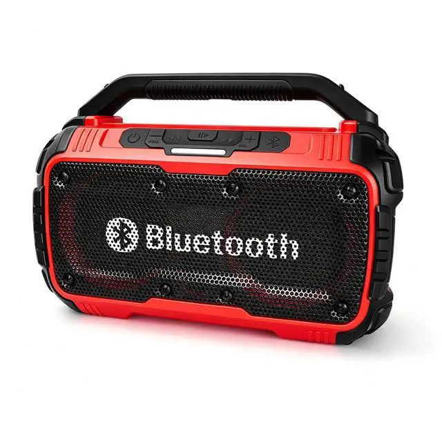 Main image of Cordless Bluetooth Speaker Compatible with Milwaukee 18V Batterty, 80W Portable Jobsite Stereo Speaker with Dual Speakers and USB Port, Suitable for Camping, Home, Jobsite(Tool Only)