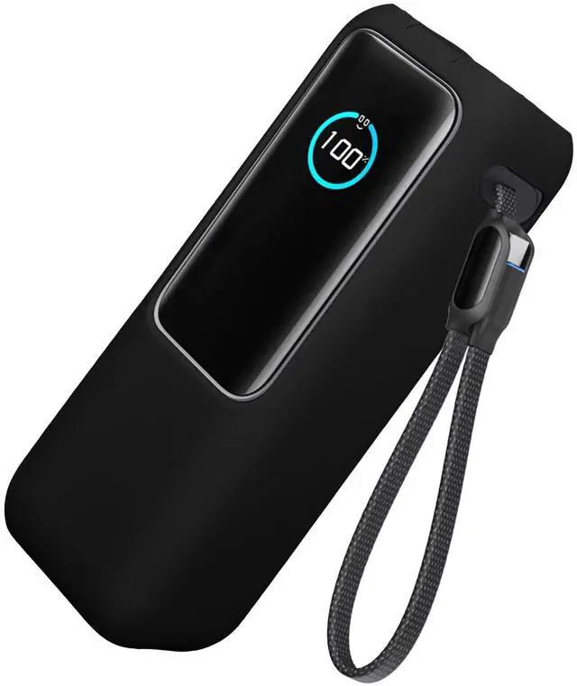 Main image of Case Compatible with Anker Power Bank 25000mAh (A1695H11) - Portable Powerbank Cover - External Battery Charger Bag, Shockproof - Black