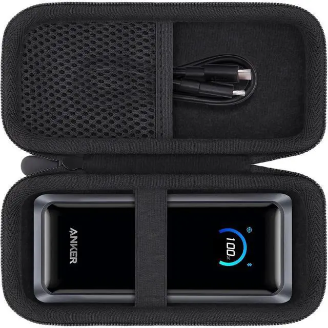 Alt view image 2 of 7 - for Anker Prime Power Bank, 26,250Mah Case, Hard Travel Bag Compatible with Anker Prime Power Bank 26K, 300W, Case Only (Black)