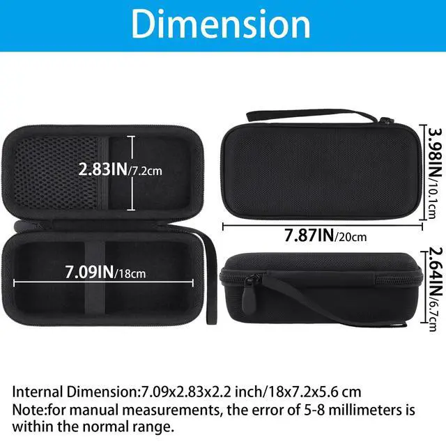 Alt view image 3 of 7 - for Anker Prime Power Bank, 26,250Mah Case, Hard Travel Bag Compatible with Anker Prime Power Bank 26K, 300W, Case Only (Black)