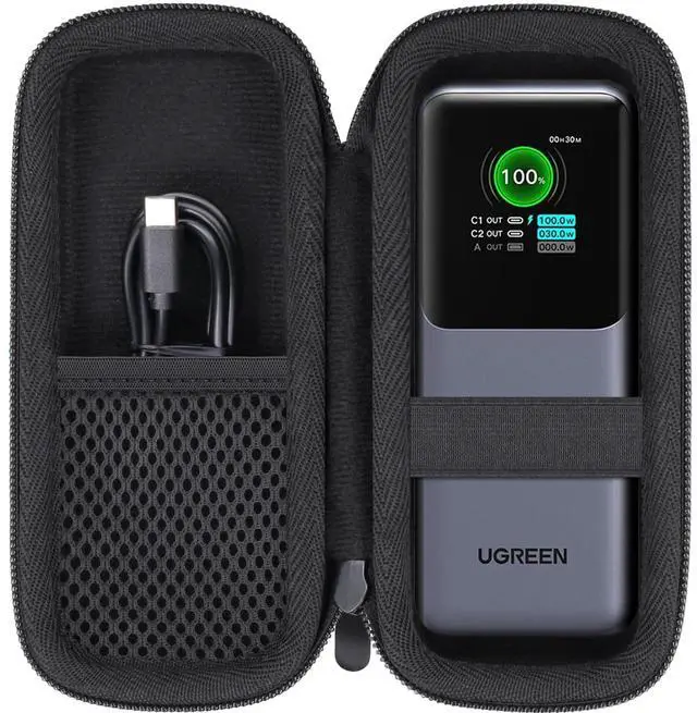 Main image of Hard Portable Travel Case Compatible with UGREEN Nexode Power Bank 20000mAh 130W/165W Portable Charger,Case Only