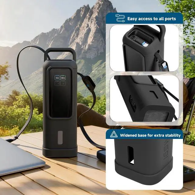 Alt view image 4 of 7 - Silicone Case for Anker Laptop Power Bank (2,5000mAh, 165W)