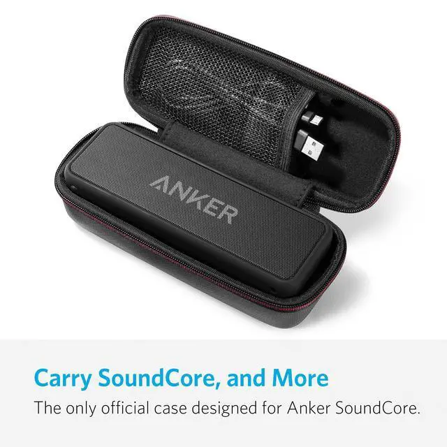 Alt view image 3 of 7 - SoundCore Official Travel Case (for SoundCore 2 Speaker/737 Power Bank) - PU Leather Premium Protection Carry Case