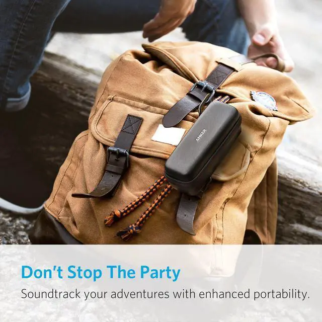 Alt view image 4 of 7 - SoundCore Official Travel Case (for SoundCore 2 Speaker/737 Power Bank) - PU Leather Premium Protection Carry Case