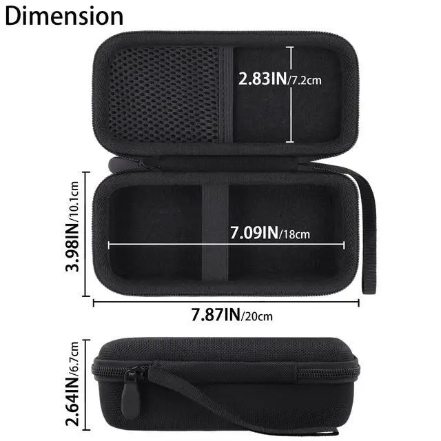Alt view image 6 of 7 - for Anker Prime 26,250mAh Power Bank, Hard Travel Case Compatible with Anker A110A 300W Portable Charger, Case Only (Black Case)