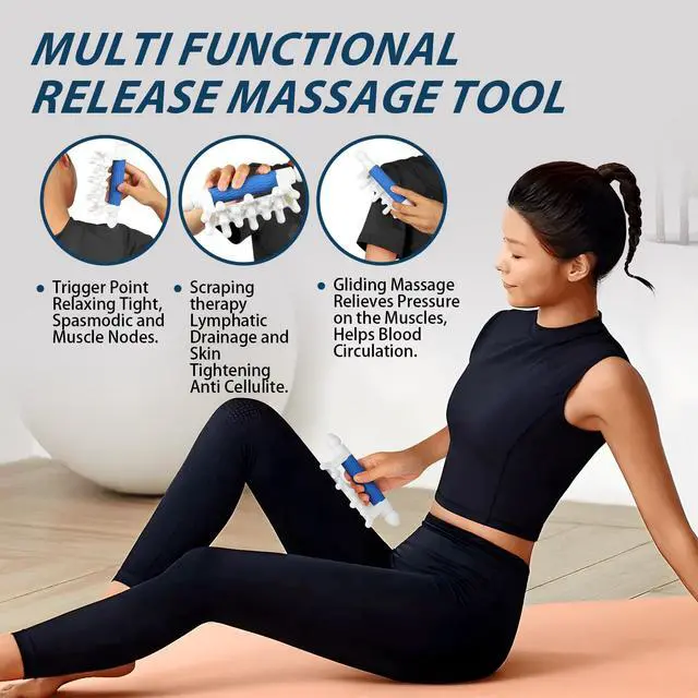 Alt view image 3 of 6 - Fascia Massage Tool Blaster for Cellulite - Trigger Points - Muscle Relaxation,Handheld Myofascial Release Tool for Every Part of The Body