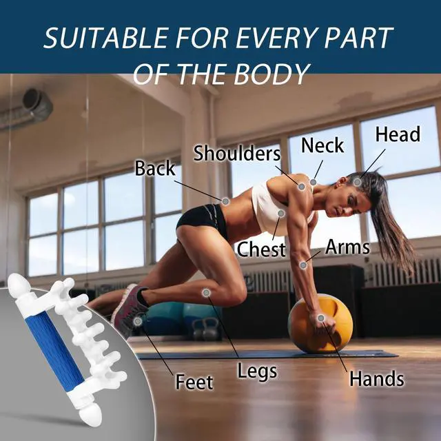 Alt view image 5 of 6 - Fascia Massage Tool Blaster for Cellulite - Trigger Points - Muscle Relaxation,Handheld Myofascial Release Tool for Every Part of The Body
