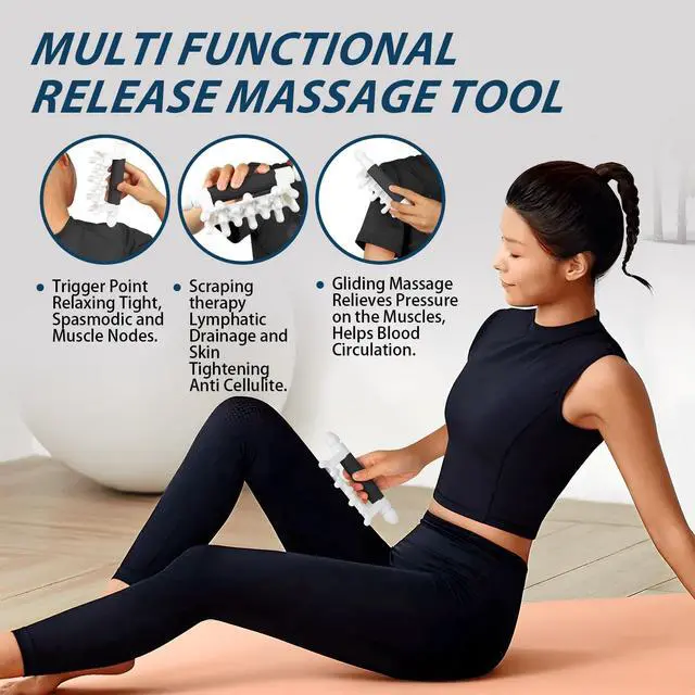 Alt view image 3 of 6 - Fascia Massage Tool Blaster for Cellulite - Trigger Points - Muscle Relaxation,Handheld Myofascial Release Tool for Every Part of The Body
